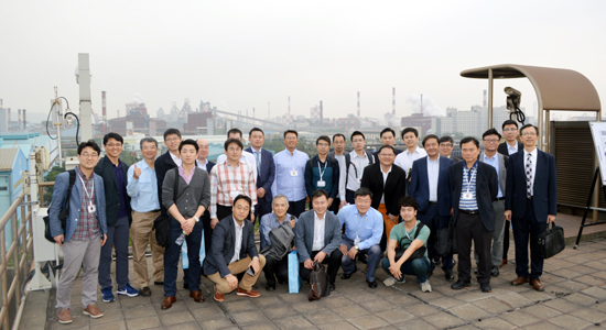 CSC를 방문한 ASF 한국 참가자들(+일부 중국인들)