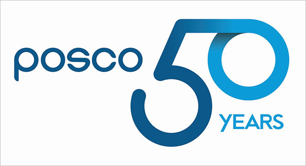 포스코 창립 50주년 공식 엠블럼