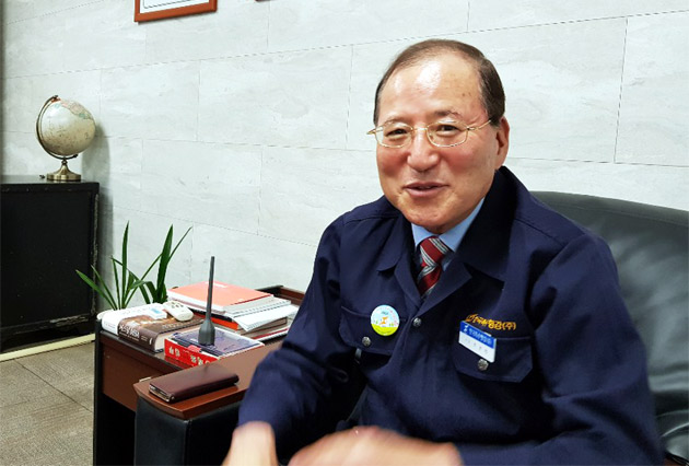 한국특수형강 조권제 사장이 재도약의 의지를 밝혔다.
