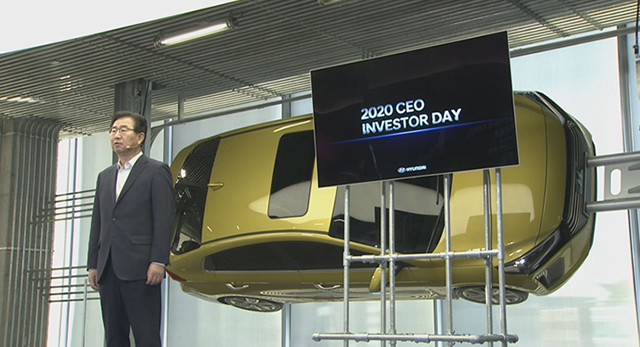 지난해 12월 현대자동차 이원희 사장이 ‘CEO 인베스터 데이’에서 2025년 전략을 밝혔다.