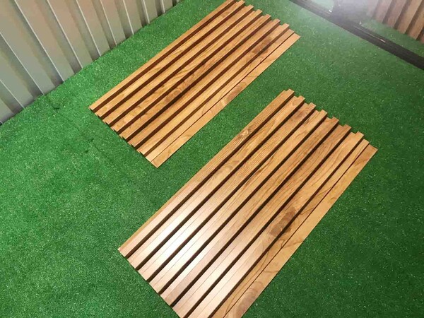 ◇ 엠스틸의 미니루버강판 샘플