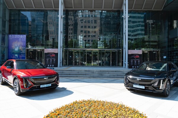 포스코그룹의 이차전지 소재와 철강제품이 대거 적용된 캐딜락 전기차 ‘리릭’