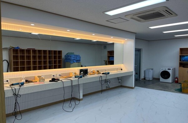 새롭게 단장한 포항제철소 2제강공장 서브센터 목욕탕