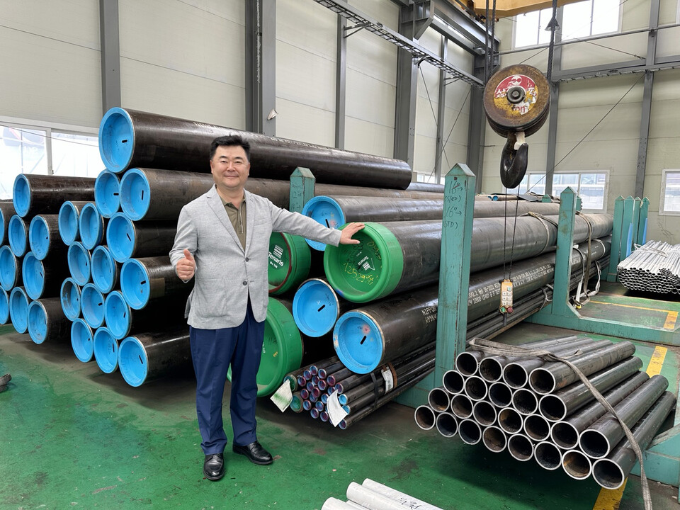 ◇탄소강(열연) 무계목 강관과 성우스틸 장성희 대표
