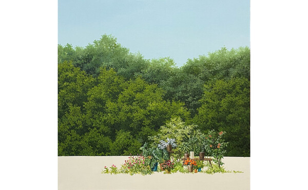 ◇최현희, Memories of the forest, 45.5x45.5cm, oil on canvas, 2024