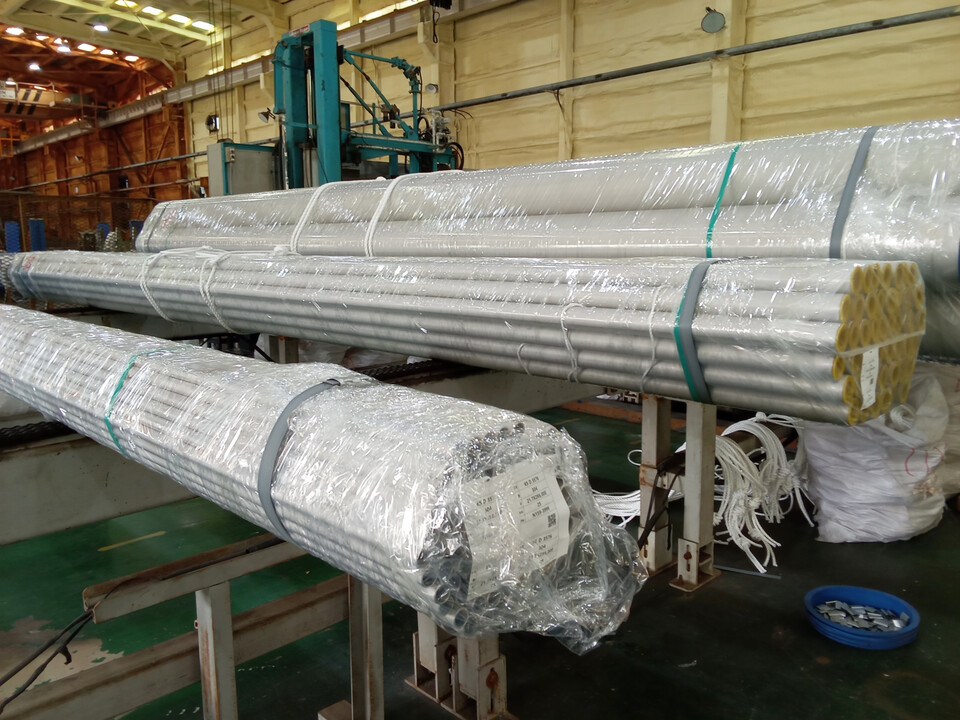 ◇유에스티 STS 강관 포장 완제품