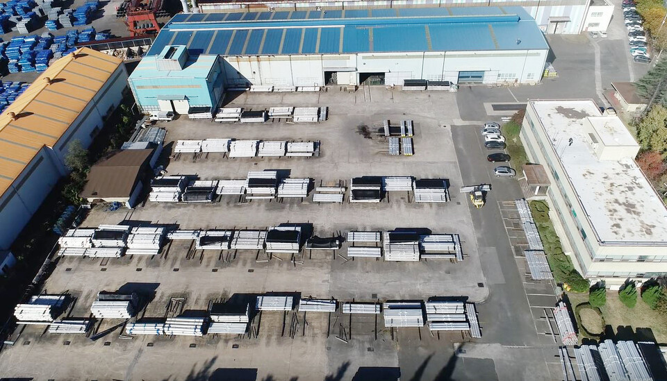 ◇유에스티 포항 제1공장 항공 촬영 모습